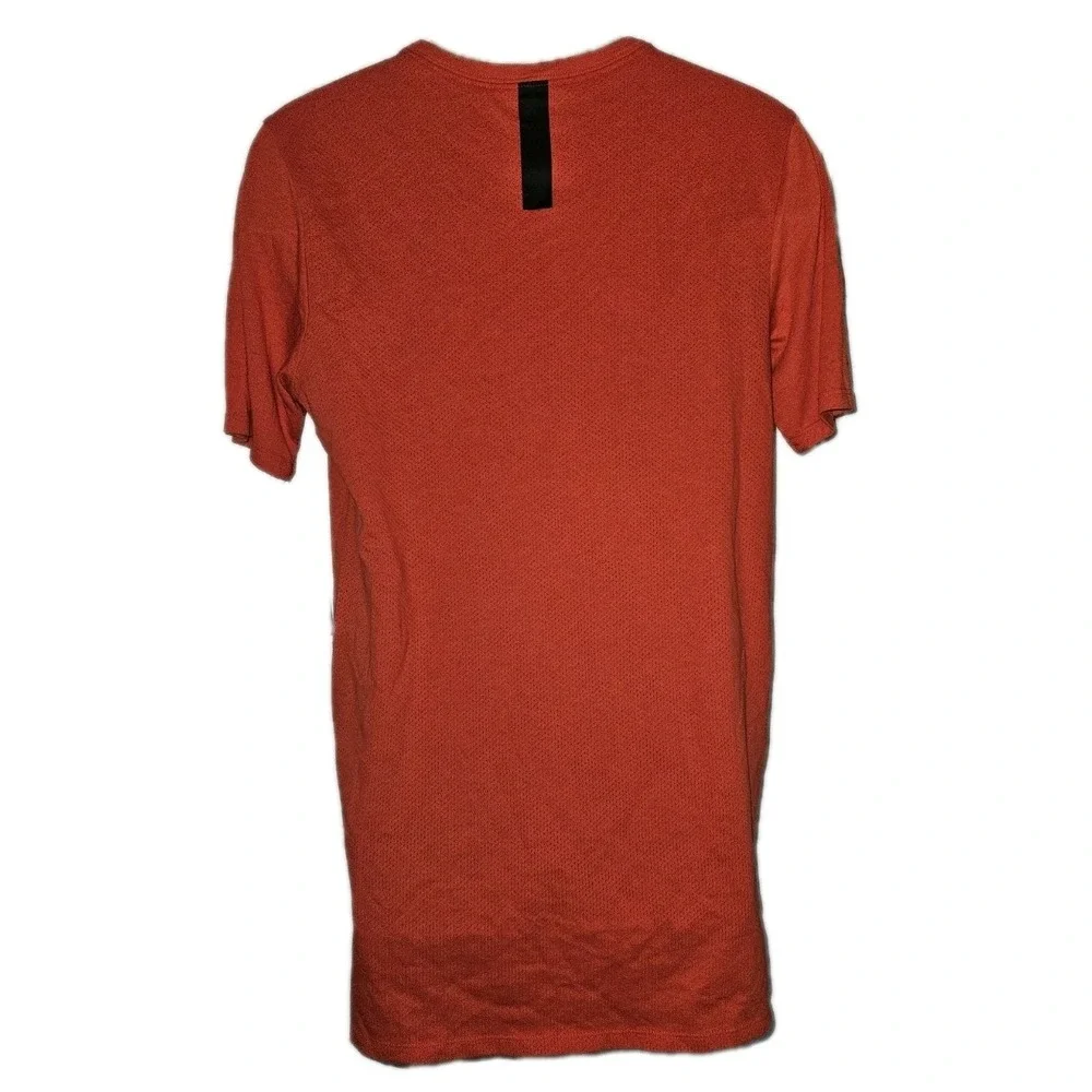 Nike The Nike‎ Tee Shirt Mens Size S Red Black Graphic Stripe Logo Mesh Back NWT